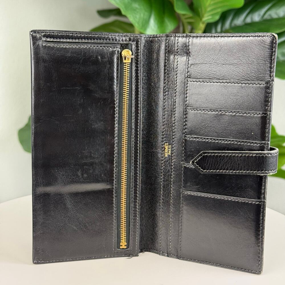 💎✨ Authentic Hermes Bearn Soufflet D Engraved Wallet - Picture 5 of 5